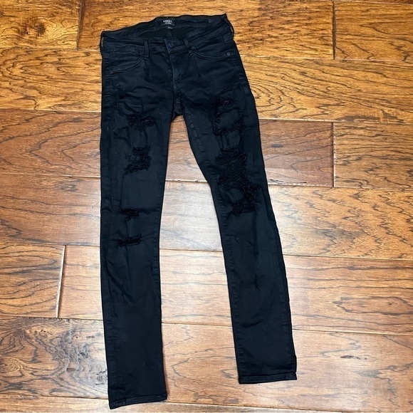 Agolde Chloe distressed denim jeans - Picture 2 of 8